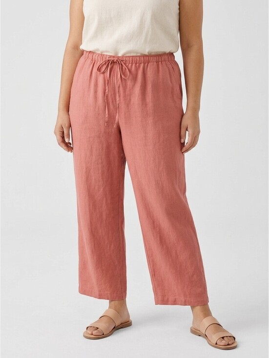 Pants - VTG Two Star Dog 100% Hemp Pants XL Terracotta Wide Leg Made  USA Lagenlook TSD